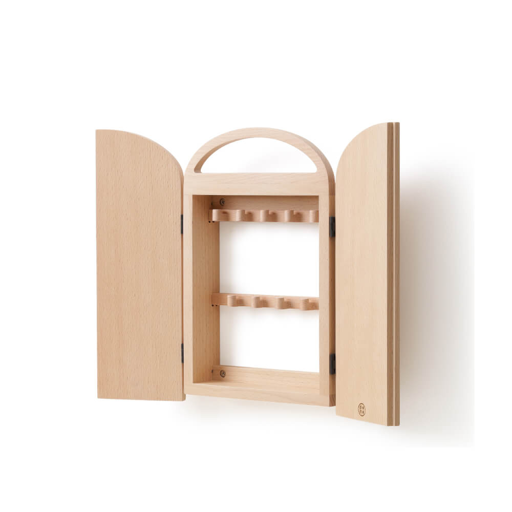 ตู้กุญแจติดผนังดีไซน์สวยไม้บีชจริง Pana Objects รุ่น Miti : Key Cabinets สีไม้บีชธรรมชาติ size 18x5.7x28 ซม